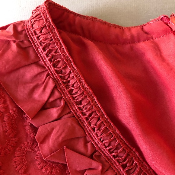 Finders Keepers NWT Red Memento Ruffle Midi Dress - Picture 6 of 11
